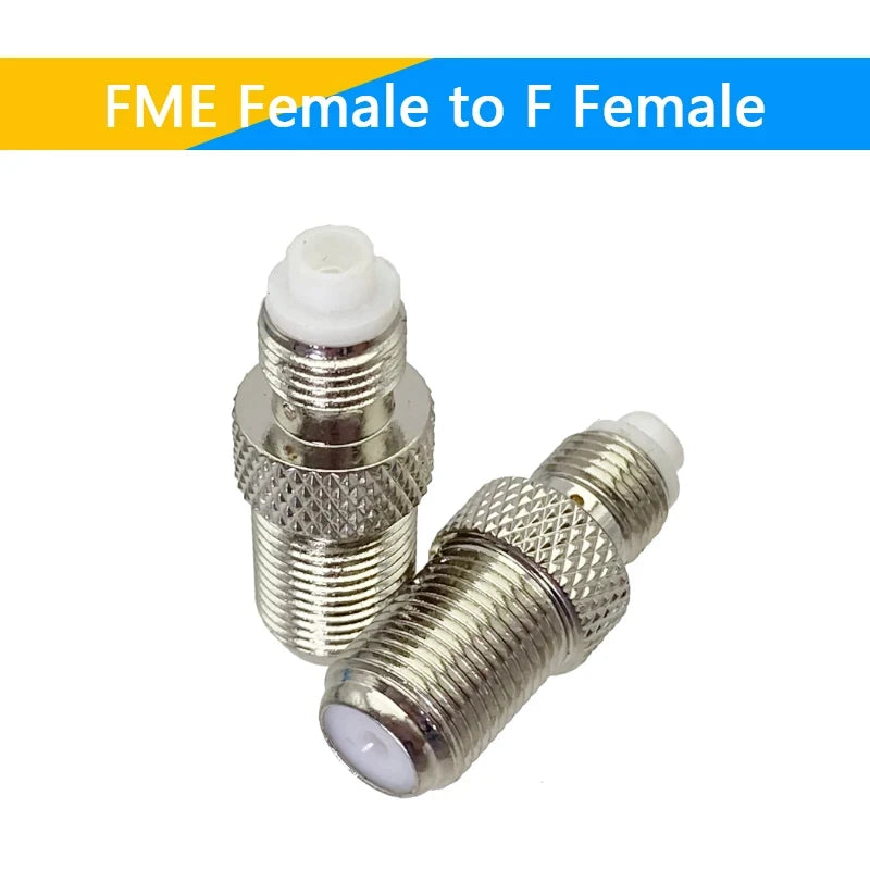 1-10PCS SMA To FME Male Female Straight Connector SMA TNC BNC UHF F FME Male Female To FME Male Female Coaxial RF Adapters Brass