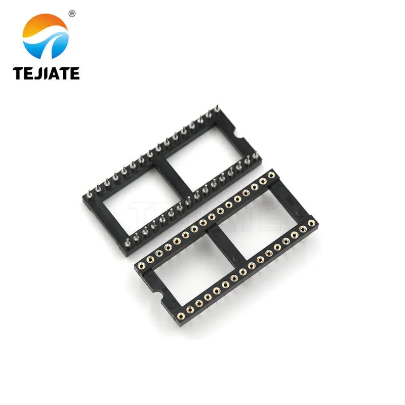 10PCS IC Sockets DIP6 DIP8 DIP14 DIP16 DIP18 DIP20 DIP24 DIP32 DIP28 DIP40 pins Connector DIP Socket 6 8 14 16 18 20 24 28 40Pin