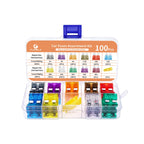 300/180/100pcs 32V Car Blade Fuse Assortment Kit Auto Truck Automotive Standar Mini Fuse Mixed Motorcycle Circuit Fuse With Box