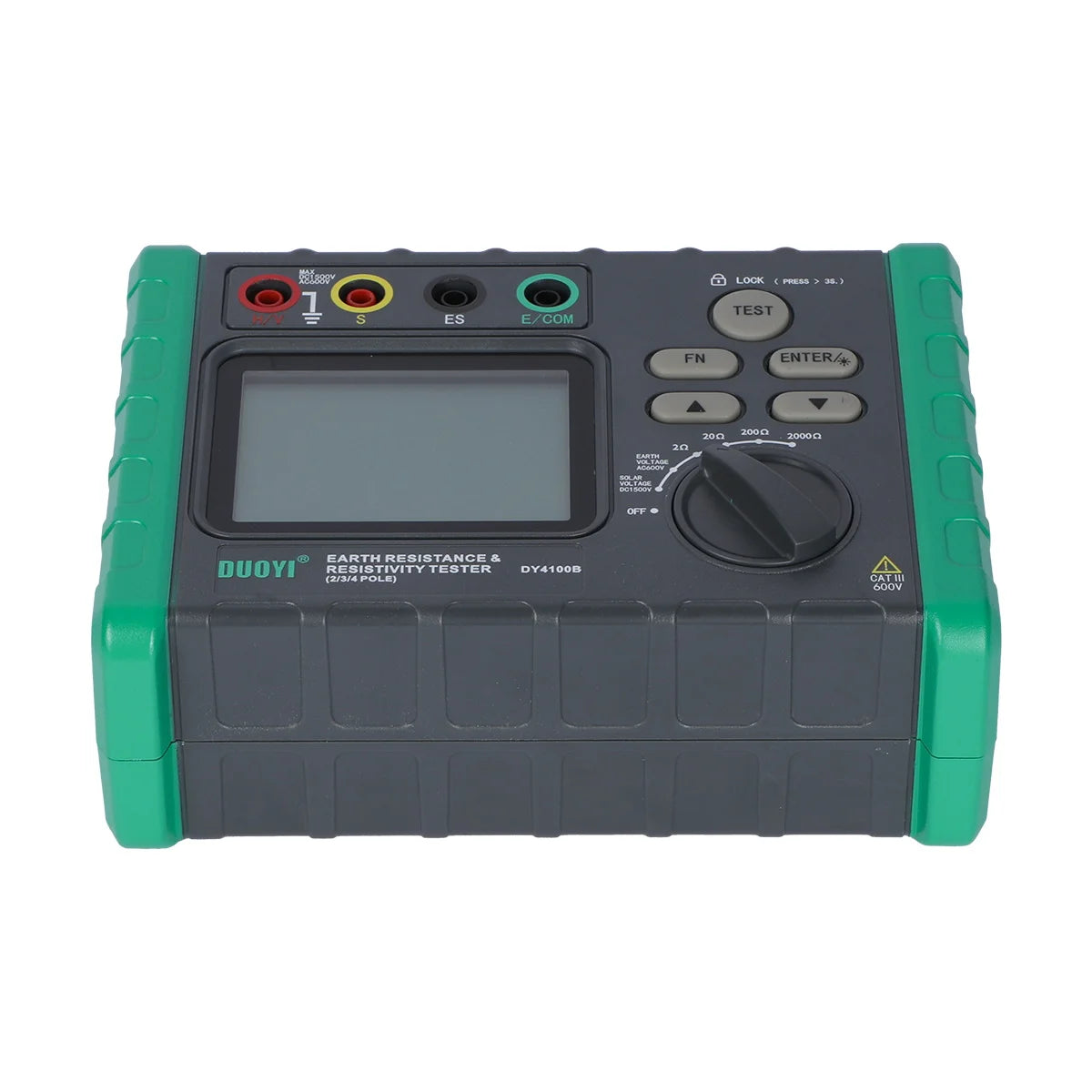 Duoyi 4100A Digital Ground Resistance Test Lightning Protection Detection Measuring Instrument Rocker Ground Resistance Tester