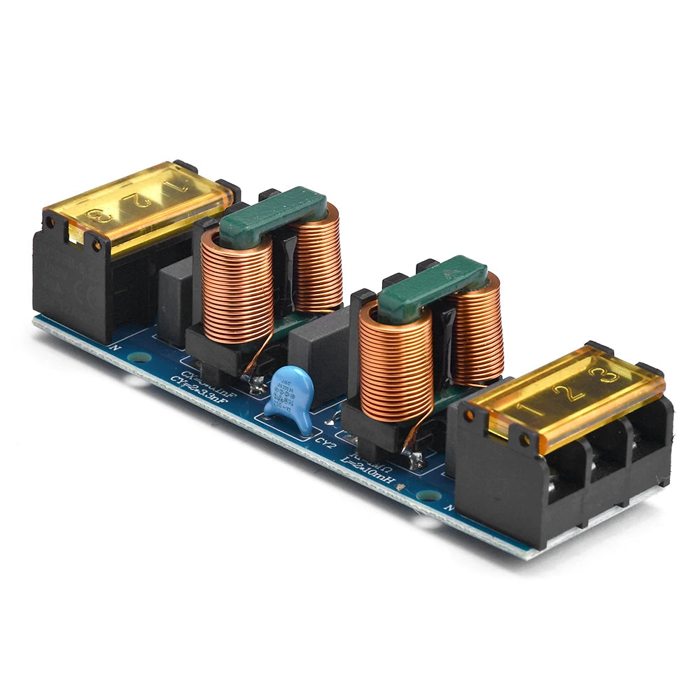 6A/25A power filter EMI high-frequency two-stage power low-pass filter board for precision instruments, automation, etc