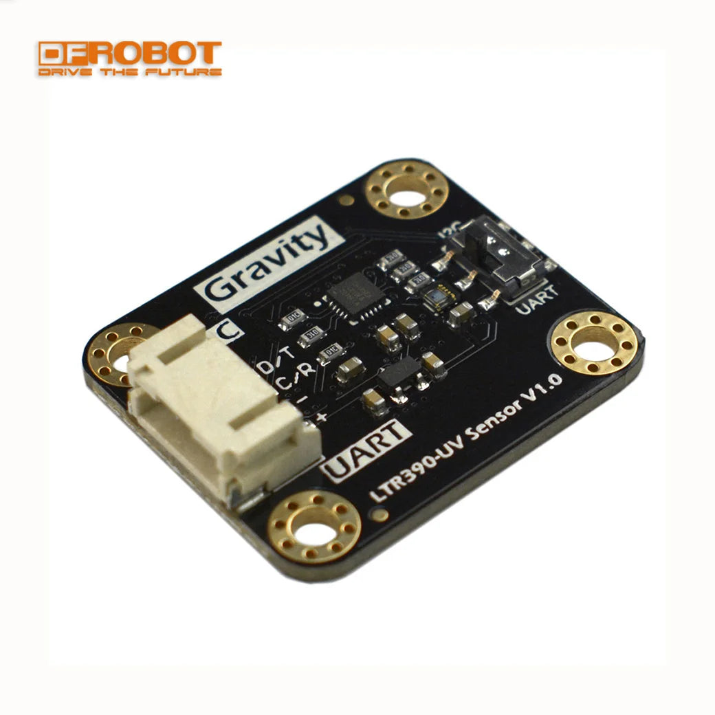 DFRobot Gravity LTR390 UV Light Sensor 280 to 430nm UVA UVB Support I2C UART 3.3V or 5V for Light intensity detection Weather