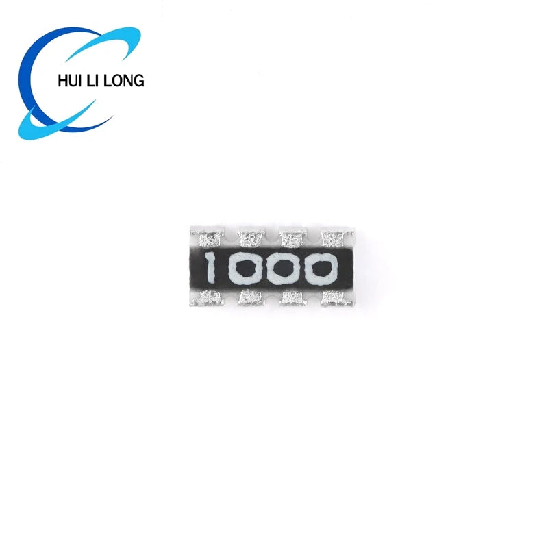 100PCS 0804 0402*4 Network Resistor 1% 1/16W SMD Array 0~1M 10 15 30 47 82 1K 2K 2.2K 3K 3.3K 10K 30K 56K 100K 150K 200K 1M ohm