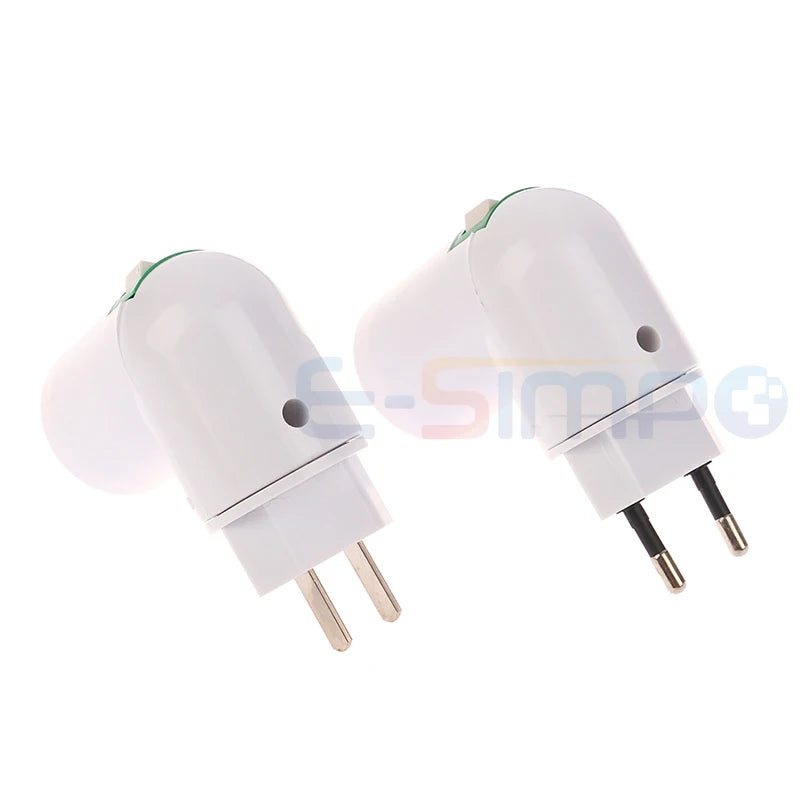PP-E27 Adjustable E27 LED Light Lamp Bulb Bases Socket Holder Bulb Adapter Plug Converter Adapter Light Lighting EU US Adaptor