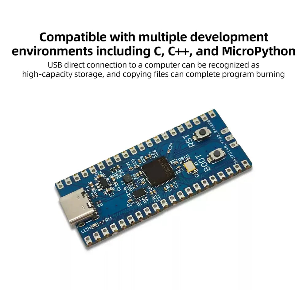 For Raspberry Pi Pico 2 RP2350 USB A Development Board RP2350 Microcontroller Module Type C Interface