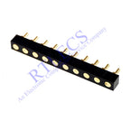 5 Pcs SMD Spring Loaded Pin Pogo Connector 2 3 4 5 6 7 8 10 Position Battery Contact 7.0mm Height 2.54 Grid Pad Modular Header