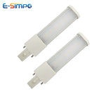 2PC G23 LED Bulb Bar Tube 2Pin 3W 4W 5W CFL PL-S 7W-13W Replacement 110V/220V 3000K/4000K/6000K White G23 Plug Saving Light Lamp