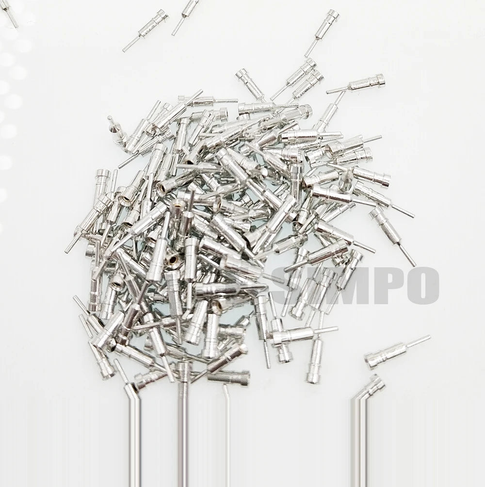 300pcs Round Female Receptacle Socket for Pin Dim0.45-0.6mm without Plastic for 2.54 Hole Pin Header