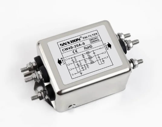 EMI Purification Power Filter CW4B-20A-S Three-phase Three-wire  Anti-interference AC 380V  20A
