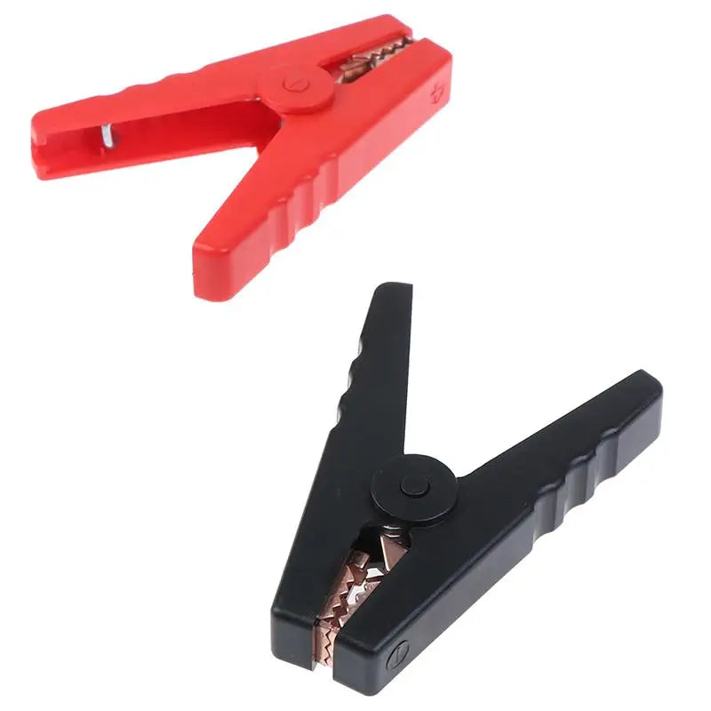 100A Crocodile Alligator Clips Car Battery Insulated Clip Clamp Connector For Electrical Battery Chargers 2pcs