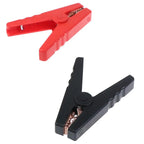 100A Crocodile Alligator Clips Car Battery Insulated Clip Clamp Connector For Electrical Battery Chargers 2pcs