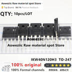 Aoweziic 2023+  100% New Imported Original K40H1203 IKW40N120H3 TO-247 40A 1200V IGBT Inverter Welding Power Tube
