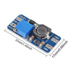 5/10PCS MT3608 DC-DC Step Up Boost Power Converter 2A Module Adjustable Step Up Voltage Regulator Board 2-24V to 5V-28V Output