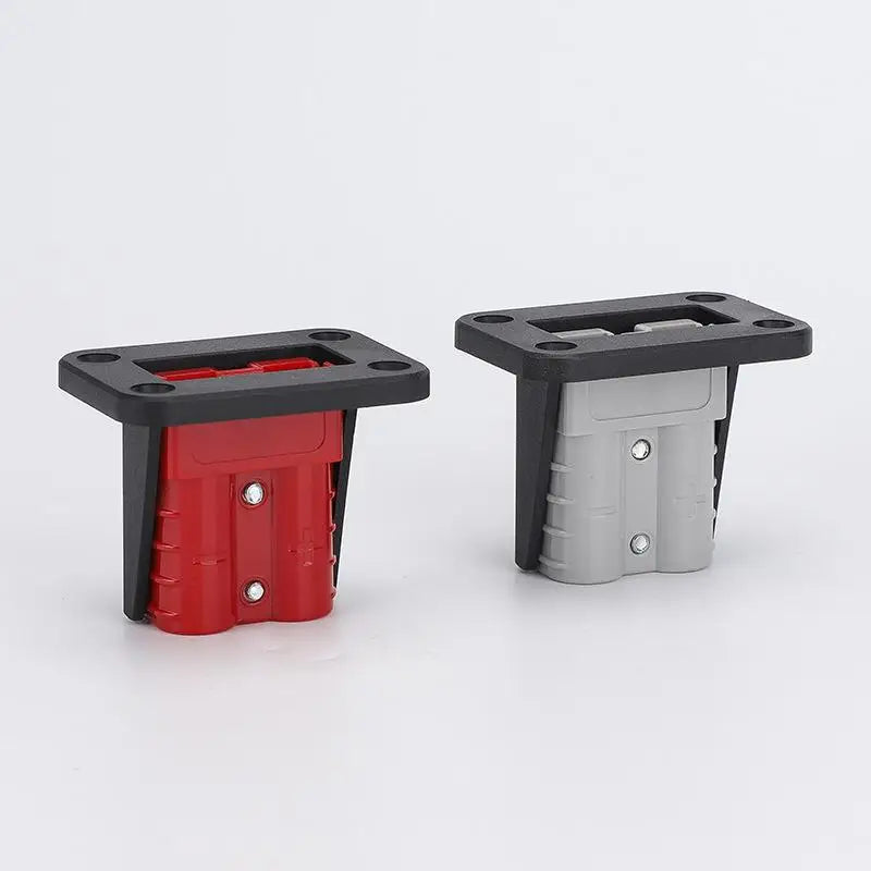 50 Amp Charging Battery Connector Flush Mount Anderson Plug Kit Mounting Bracket Panel Cover Accessories for Caravan Camper Boat