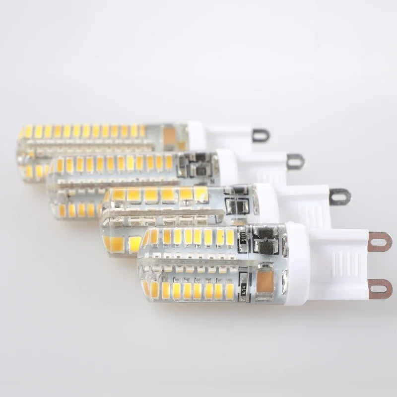 6pcs/lot G9 LED Lamp 7W 9W 10W 12W Corn Bulb AC 220V-240V SMD 2835 3014 Leds Lampada Led Light 360 Degrees Replace Halogen Lamp