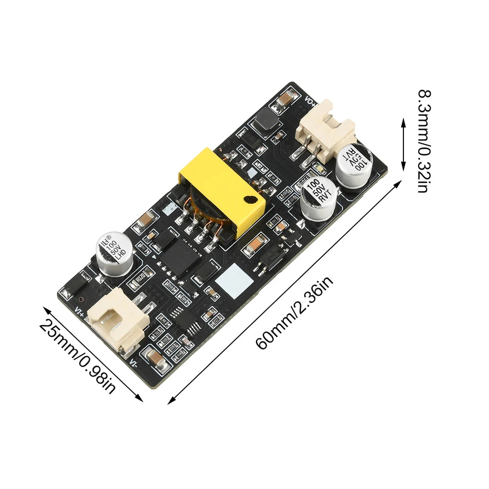 DC-DC DC Converter Isolated Power Supply Module Input 12-24V Output 12V24V Power 15W Singal/Double-ended Terminal Wire