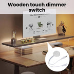 5V 12V 24V LED Dimmable Touch Sensor Switch Penetrating Wood Panel Smart Home Customized Dimmer for Lighting Control