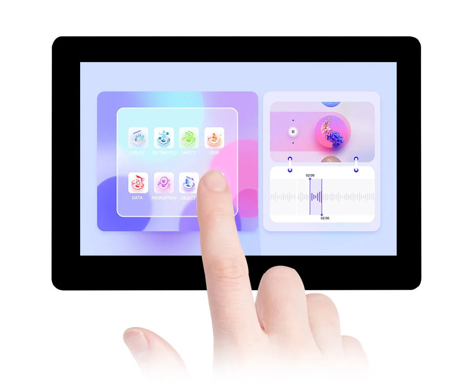 Waveshare ESP32-S3 5inch Capacitive Touch Display Development Board, 5-Point, 32-Bit LX7 Dual-Core Processor, ESP32 With Display