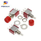 High Quality 6mm 3/6Pin 2 Position Mini Momentary Automatic return Push Button Switchl ON OFF 5A125V/2A250V Toggle Switch