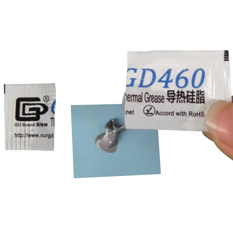 100 Pieces 0.5g Mini Bag Packaging GD Brand Series GD900 Thermal Grease Paste CPU Heat Sink Compound MB05