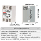 1Pcs Solid State Relay Single Phase SSR-10DA SSR-25DA SSR-40DA SSR-40AA SSR-40DD SSR 10/25/40A DD DA AA for Temperature Control