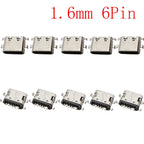 10Pcs USB Connector Type C Female Charging Port Jack 2P/6P/16P/24 Pin Soldering PCB SMD SMT DIY USB-C Socket Adapter