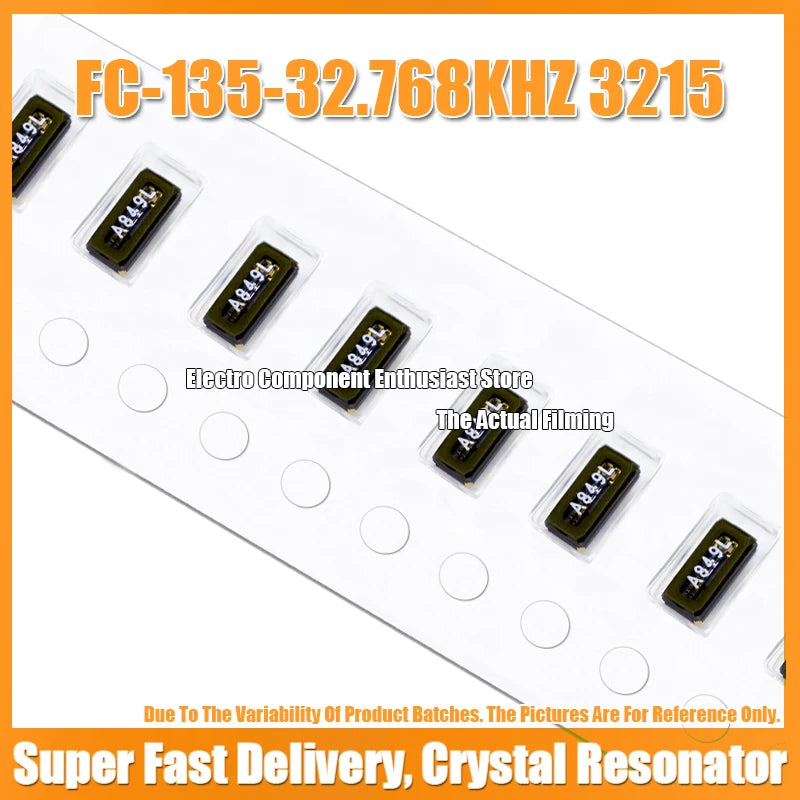 10PCS FC135-32.768KHZ 3215 SMD Passive Crystal Resonator 6PF 7PF 9PF 12.5PF 10PPM 20PPM 3.2X1.5MM EPSON Time High-Pre Oscillator