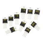 10Pcs LM7805CT CJ78M05 LM317BTG LM7905CT LM317T L7812CV LM317AT L7915CV TO220 L7805CD2T Voltage Regulator IC 5V 1.5A TO-220