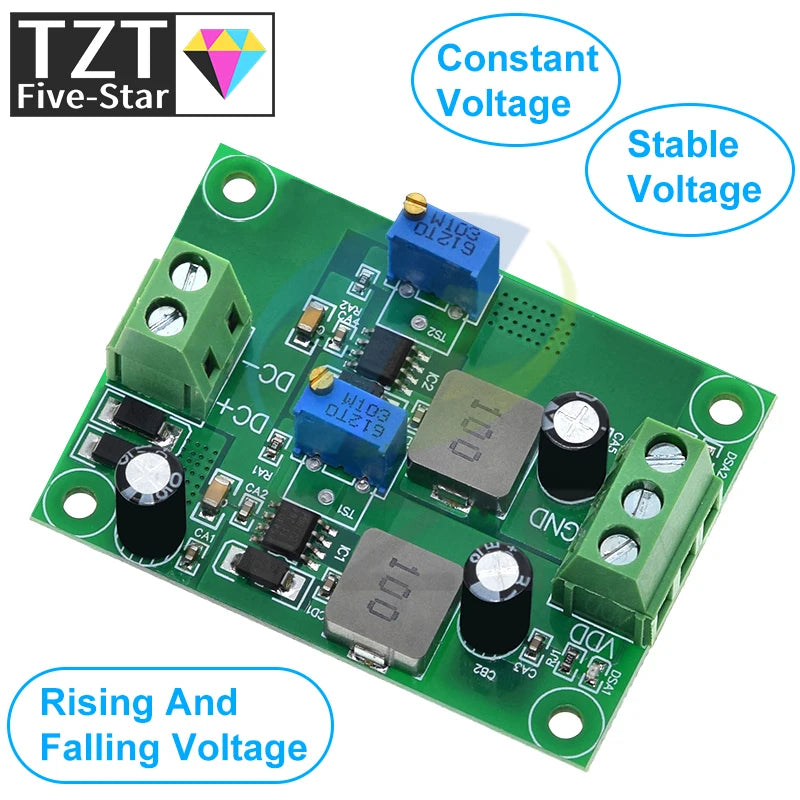Positive Negative Voltage Stabilizing Power Supply Module Low Ripple Linear Adjustable Stabilizing Voltage Regulator DC 5.5V-35V