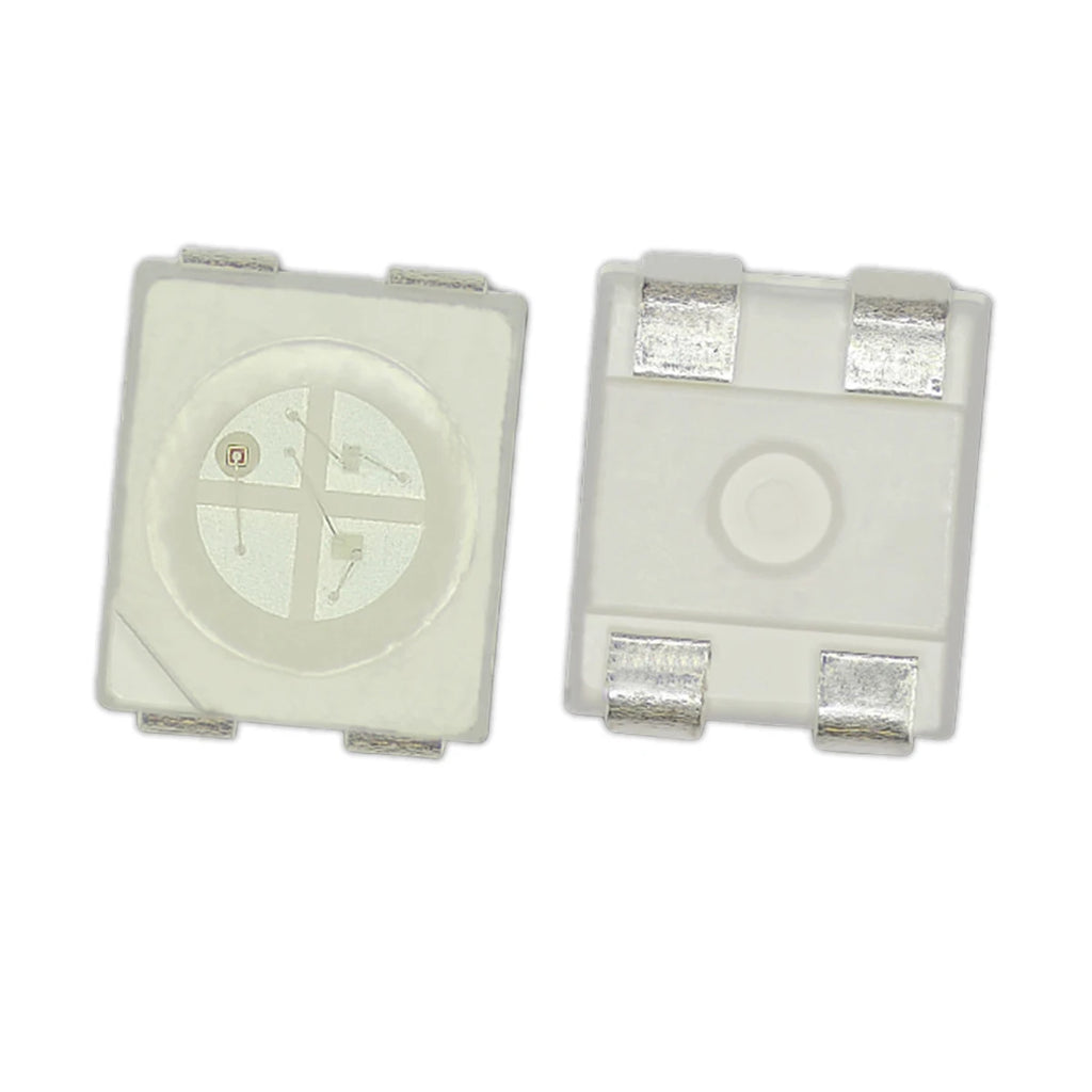 Super Bright 3528 RGB 1210 SMD Full Color LED Chips, Common Anode/Cathode, White Face for LED Display