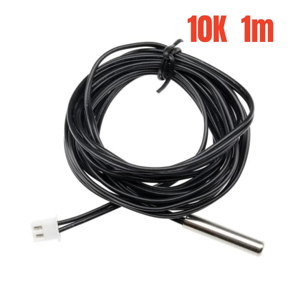 Thermistor Waterproof Temperature Controller Sensor Probe W1209 STC-1000 W3001 Thermostat 0.5m/1m/2m/3m DS18B20 NTC 10K 1% 3950