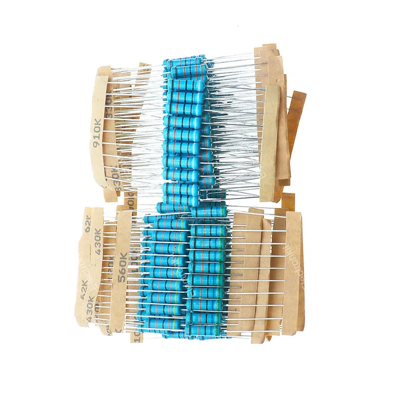 2W Color Ring Resistor pack 1% 22R-1M Metal Film Resistor