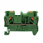 10Pcs PT2.5 Push-in Terminal 2.5mm² Cable Wire Electrical Connector DIN Rail Terminal Block Feed-Through Strip Plug PT-2.5