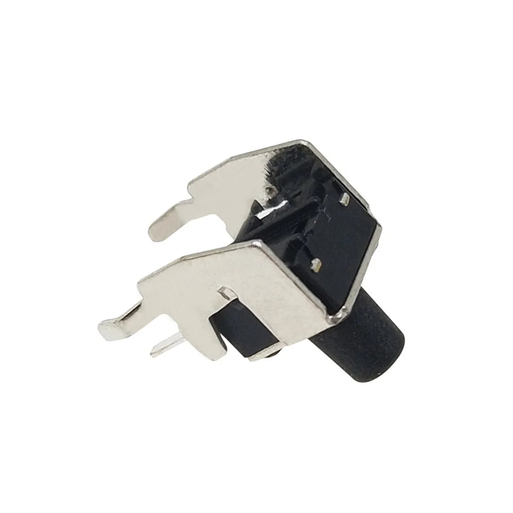 20/50Pcs 6x6 PCB Momentary Tactile Tact Push Button 4-Pin Self-reset Switch Right Angle With stent 6*6*4.3//5/6/7/8/9/10/11/12mm