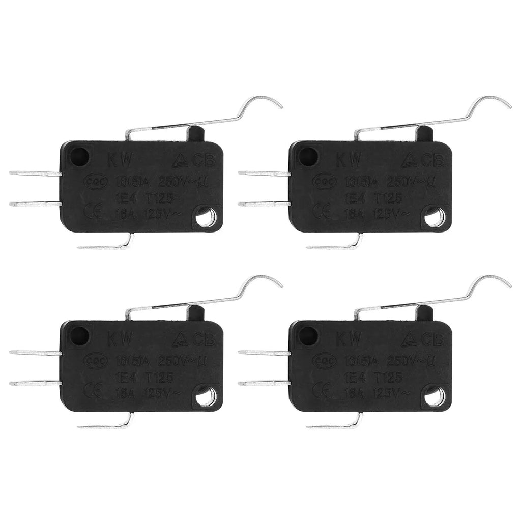 10Pcs Micro Switch Limit Switch 3 Long Hinge Lever Momentary Push Button for Electronic Devices Home Appliances Business