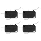 10Pcs Micro Switch Limit Switch 3 Long Hinge Lever Momentary Push Button for Electronic Devices Home Appliances Business
