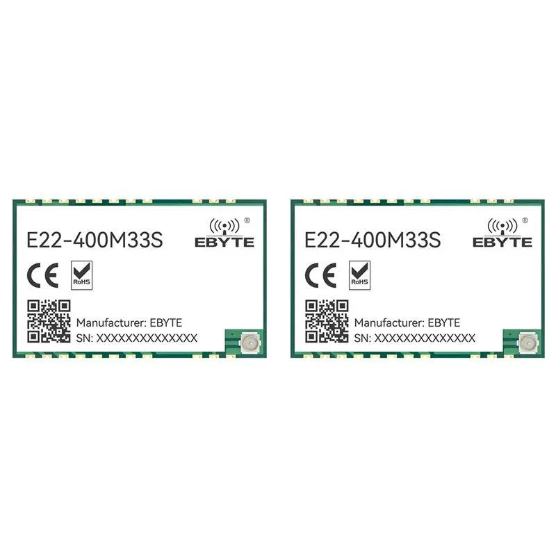 ABUO-2X EBYTE SX1268 433Mhz Lora Wireless RF Transceiver Module E22-400M33S Low Power 33Dbm Long Distance 16KM