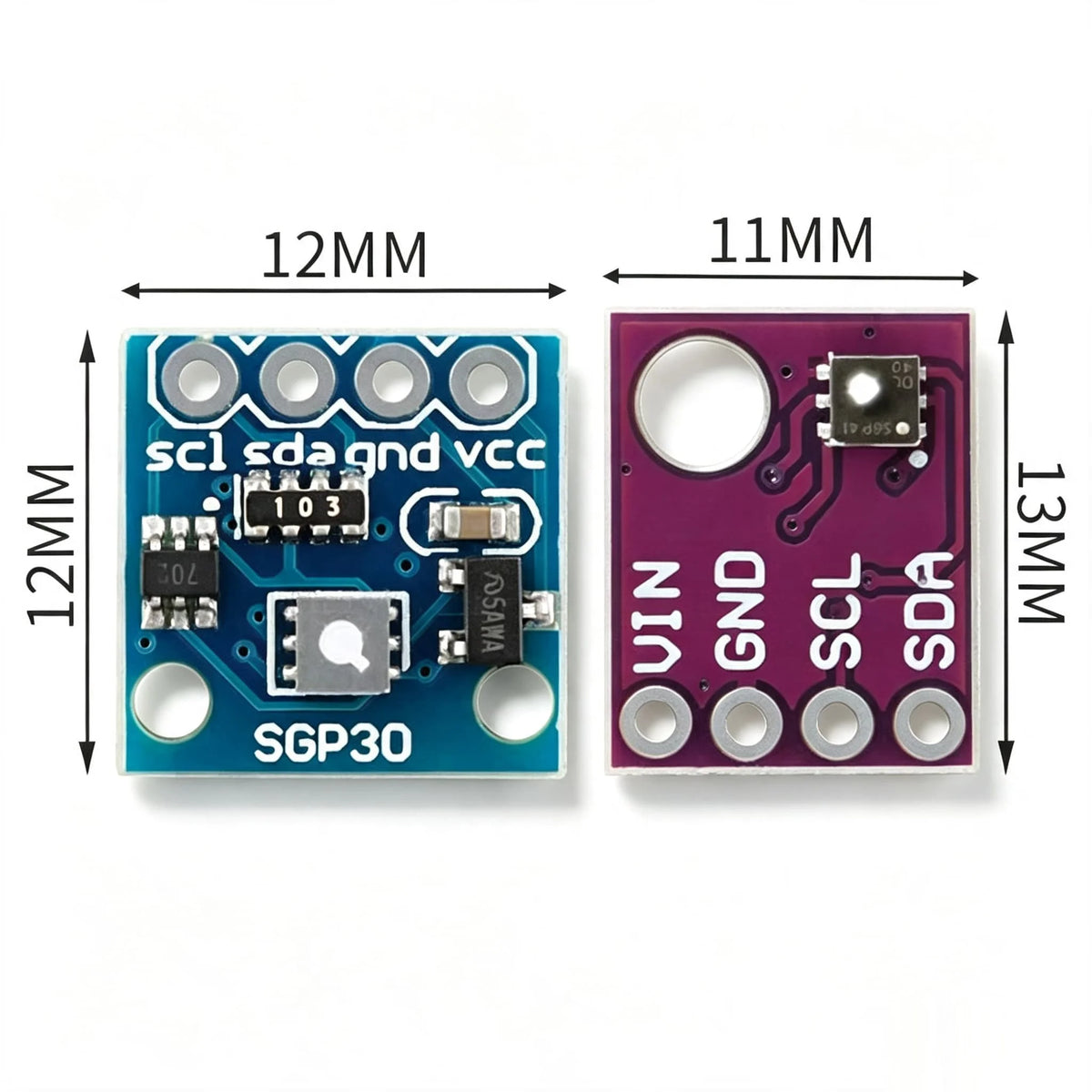 SGP30 SGP40 SGP41 Air Quality Measurement TVOC eCO2 Formaldehyde Module Of Carbon Dioxide Gas Sensor