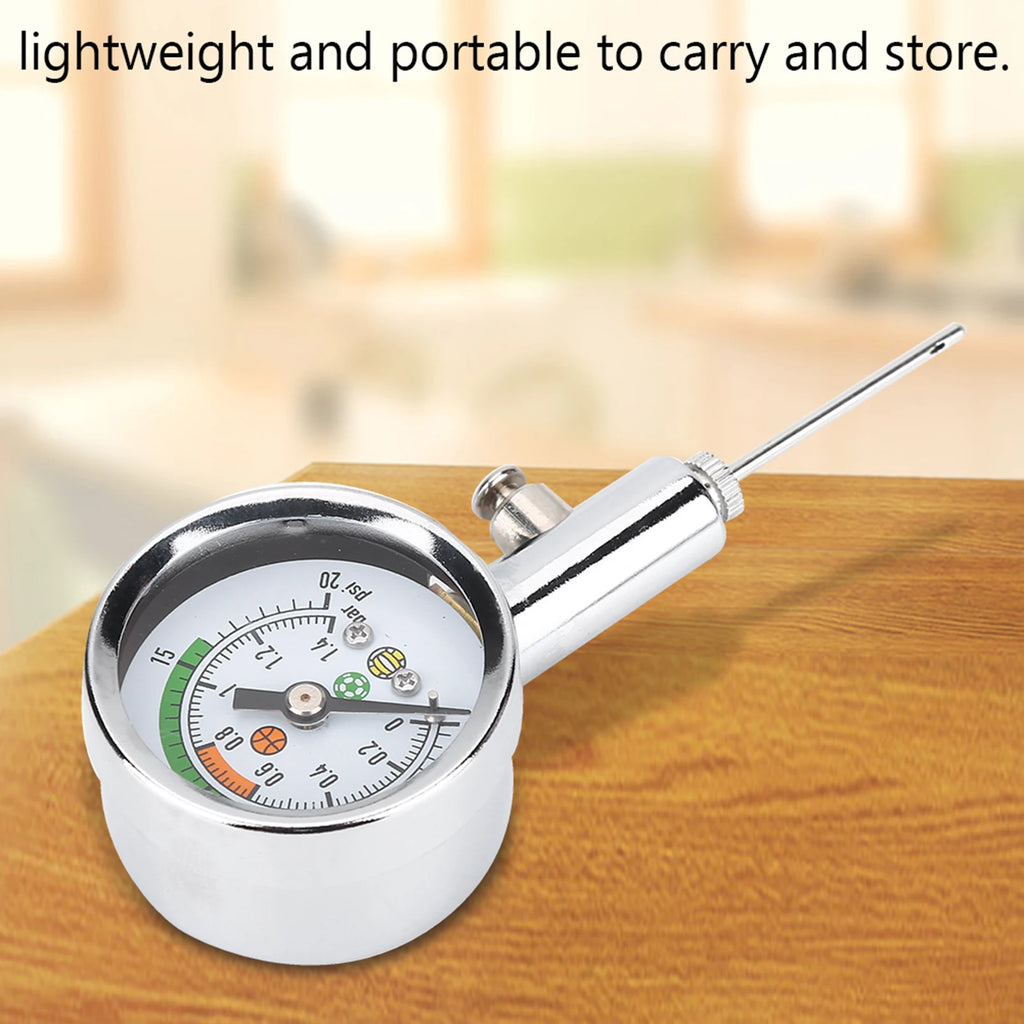 Air Guage Mini Air Gauge Mini Utility Air Pressure Gauge Barometer Tool for Basketball Football Volleyball Ball Pressure Gauge