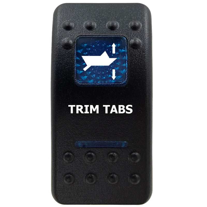 12V Marine Grade Rocker Switch SPST/ON OFF, DPDT/(ON) OFF (ON) Blue Led Light Bar for Carling ARB NARVA Replace Waterproof IP66