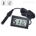 Mini LCD Digital Thermometer Hygrometer High Precision Household Humidity Gauge Incubator Aquarium Humidity Temperature 1PC