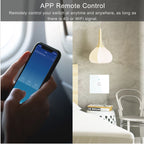 Works With Tuya WiFi Smart Switch Alexa No Neutral Wire Wireless RF433Mhz Remote Wall Touch Sensor Lightes Switch 1/2/3Gang