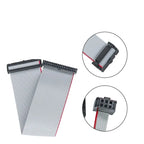 2.54mm Pitch JTAG ISP Download Cable FC-6/8/10/14/16/20/24/40/50/64 Pin Grey Flat Ribbon Data Cable for DC3 IDC Box Header