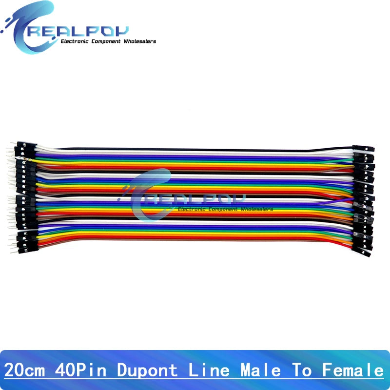 40PIN Dupont Line Male To Male Female To Female Male To Female Jumper Wire Cable 10cm 15cm 20cm 30cm 40cm for Arduino DIY KIT