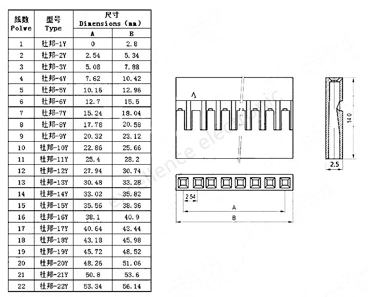 5Pcs JST 1.25mm To 2.54mm DuPont 1P Cable 10/15/20cm Male Female 2P/3P/4P/5P/6P/8P/10P Connection Wire