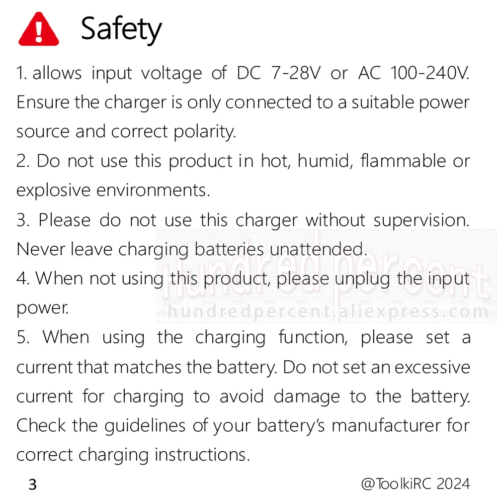 ToolkitRC M6AC Smart Lipo Battery Charger Discharger AC 120W DC300W MAX30A for 1-6S Battery FPV Model Spare Part LiHV LIFE LILON