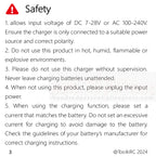 ToolkitRC M6AC Smart Lipo Battery Charger Discharger AC 120W DC300W MAX30A for 1-6S Battery FPV Model Spare Part LiHV LIFE LILON