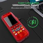 BSIDE 4-IN-1 Handheld Oscilloscope Digital Multimeter+Function Signal Generator Dual Channel O7:25MHz/O9:50MHz Current Tester