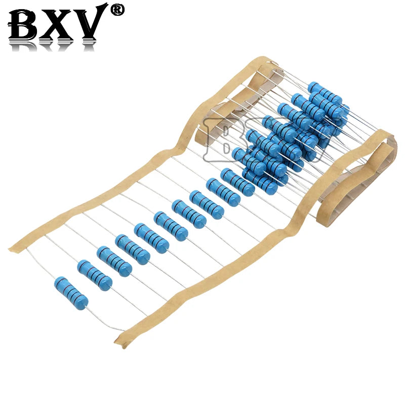 3W Metal Film Resistor 1% 10PCS/LOT 1R ~ 1M 1R 4.7R 10R 22R 33R 47R 1K 4.7K 10K 100K 1 4.7 10 22 33 47 4K7 Ohm