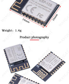 Wireless WIFI Module ESP8266 ESP-12F ESP-12E ESP-12S Serial WIFI Model ESP-12E Upgrade Remote ESP12F ESP12 4M